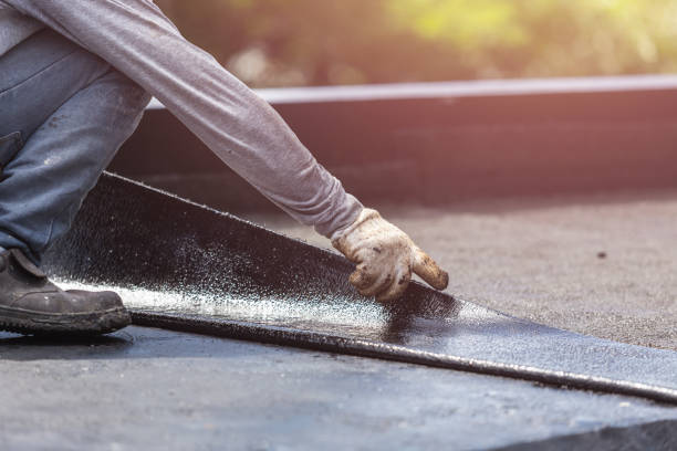 Professional Basement Waterproofing technician working in Dowagiac, MI